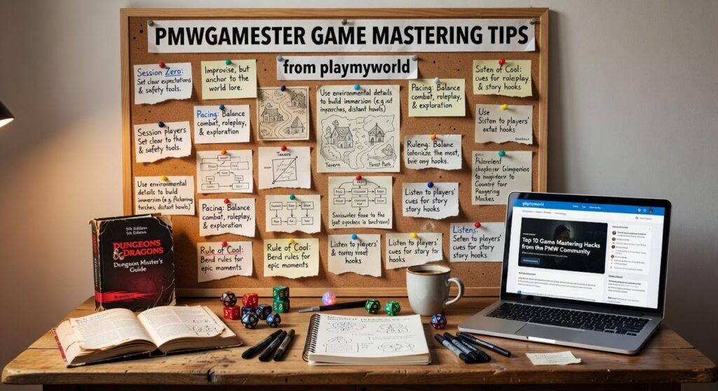 pmwgamester game mastering tips from playmyworld