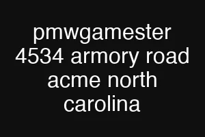 pmwgamester 4534 armory road acme north carolina